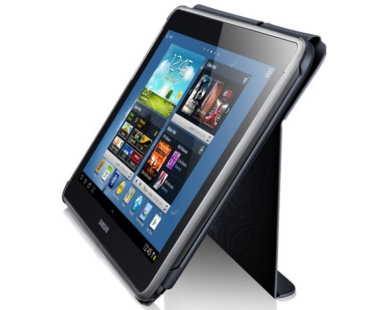  Husa stand Samsung EFC-1G2NGECSTD pentru Galaxy Note N8000 10.1", negru 