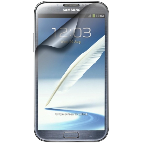  Folie protectie Samsung ETC-G1J9BEGSTD cu rama neagra pentru Galaxy Note 