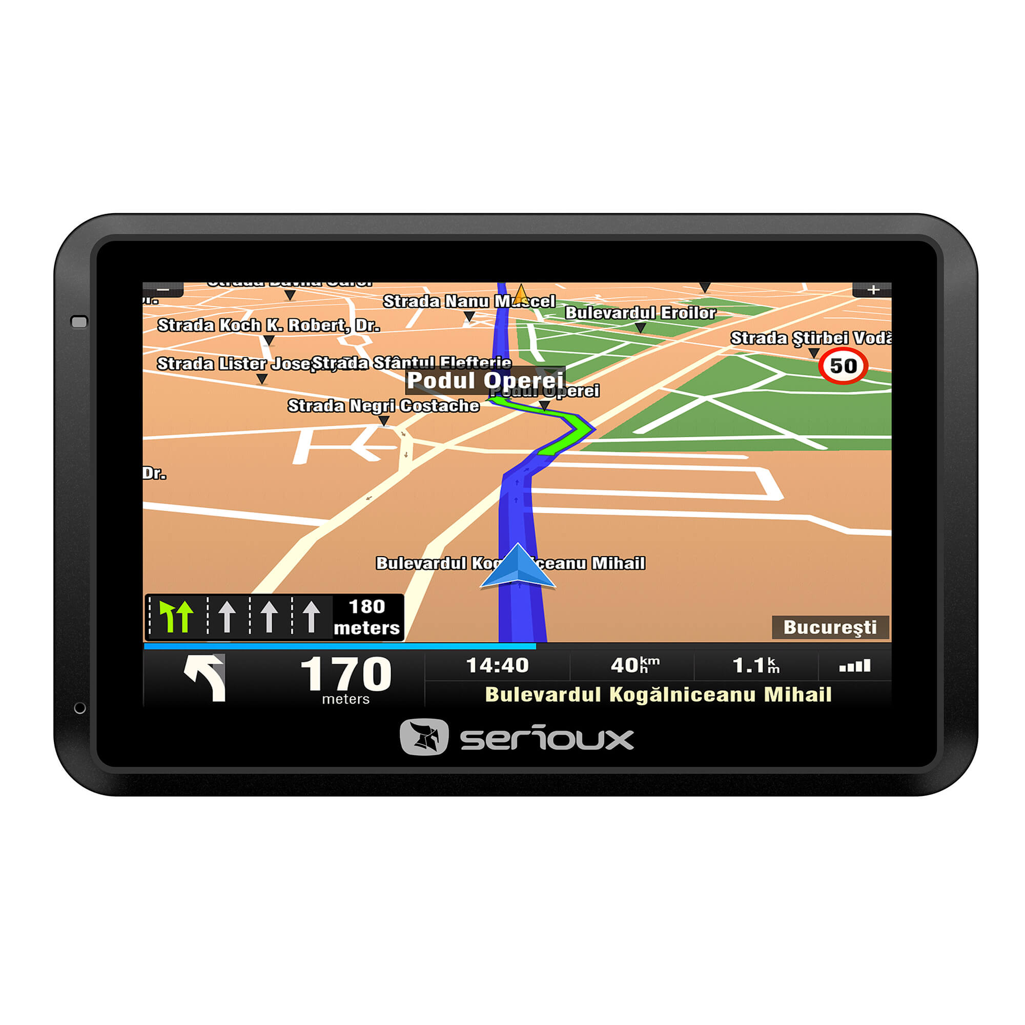 Navigatie GPS Serioux UPQ550T2 Full Europa + Update