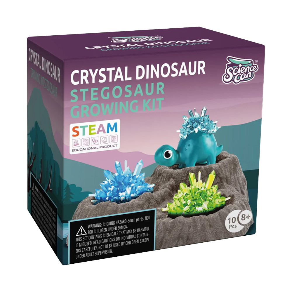 Set experimente - Cristal si dinozaur (Stegosaur)
