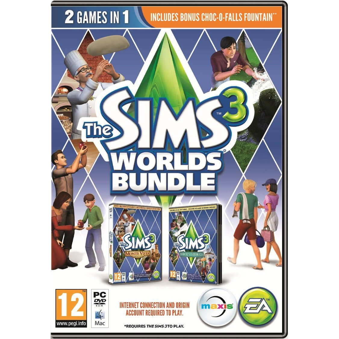  Joc PC The Sims 3 - Worlds Bundle 