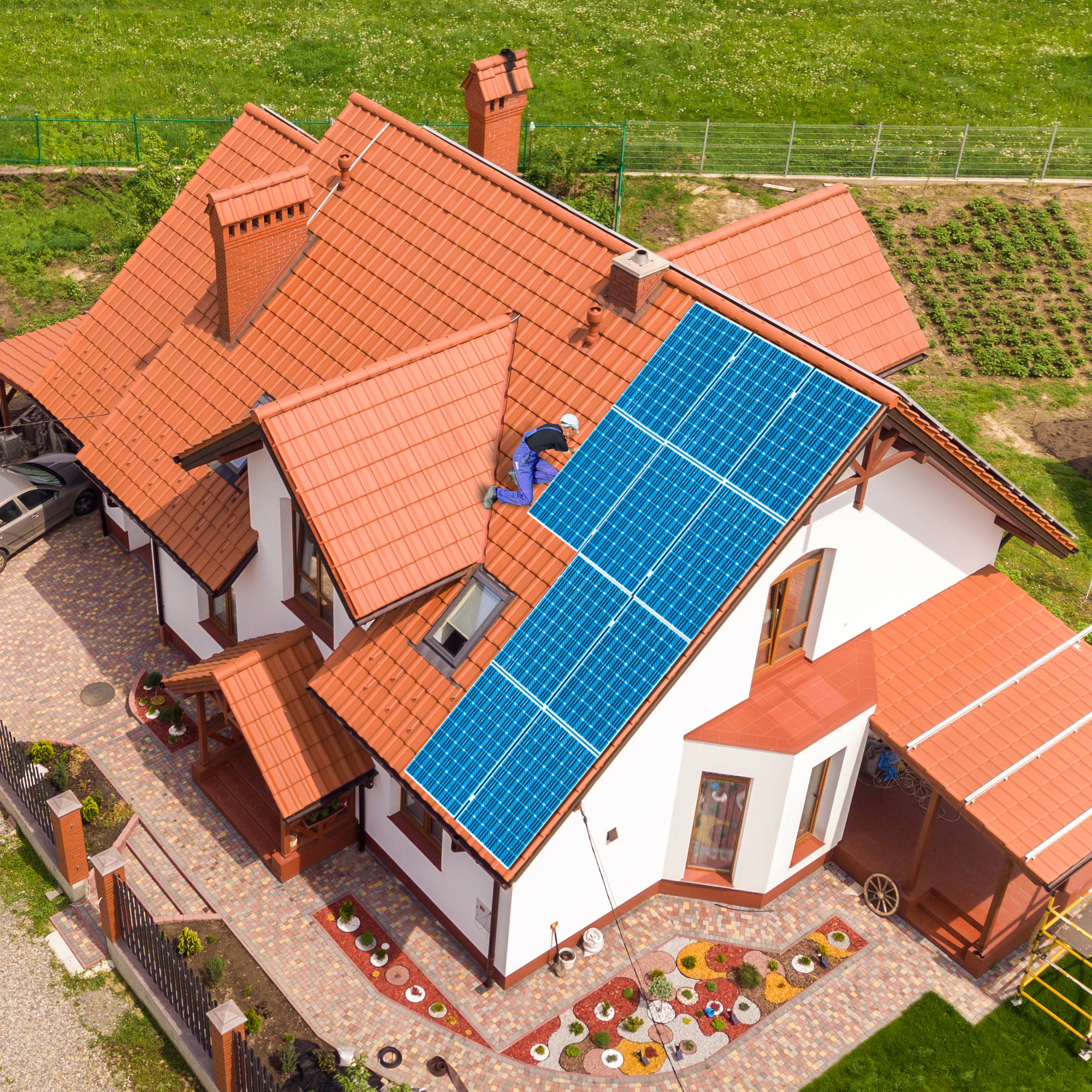 Sistem panouri fotovoltaice COMPLET, Montaj si suport dosar prosumator inclus, 6 kWp, Trifazat on-grid, Persoana juridica TVA 19%