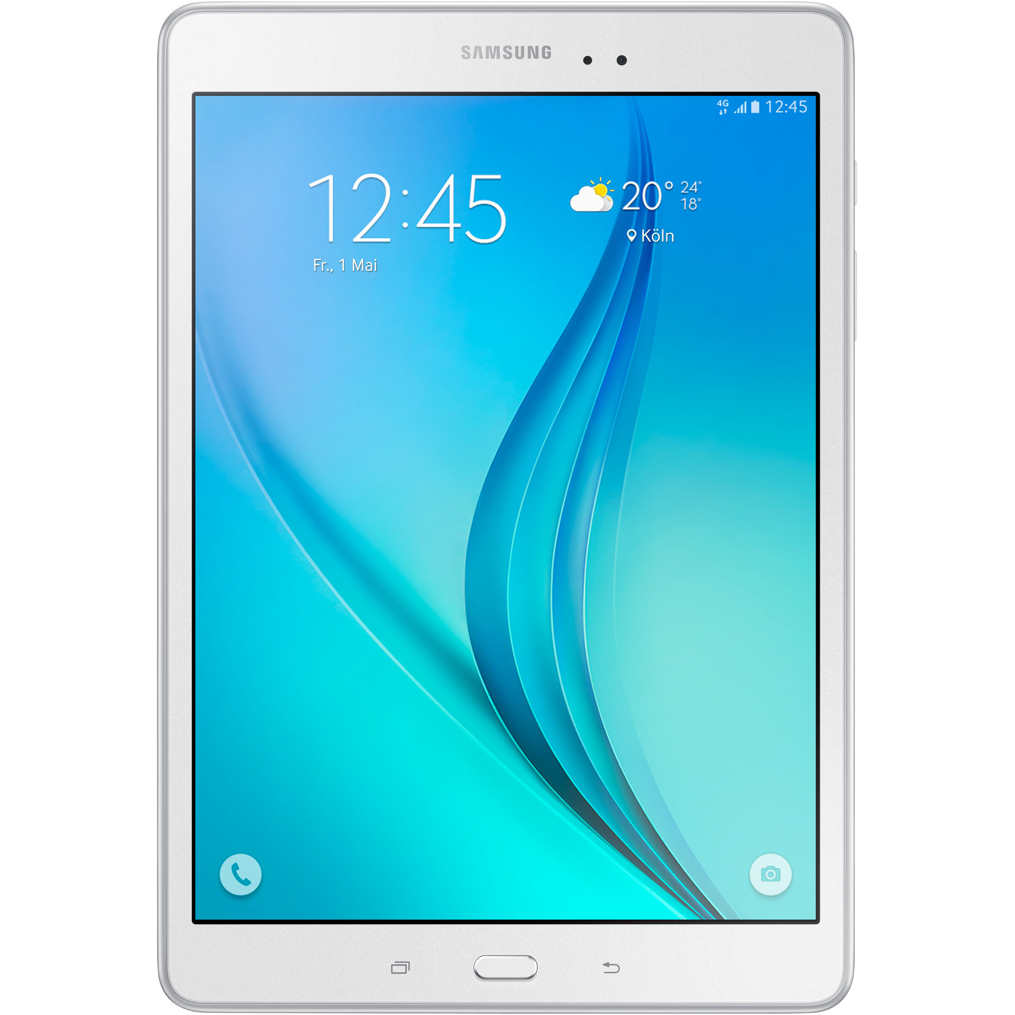  Tableta Samsung Tab A T555, Quad-Core, 9.7", 4G, 16GB, Alb 