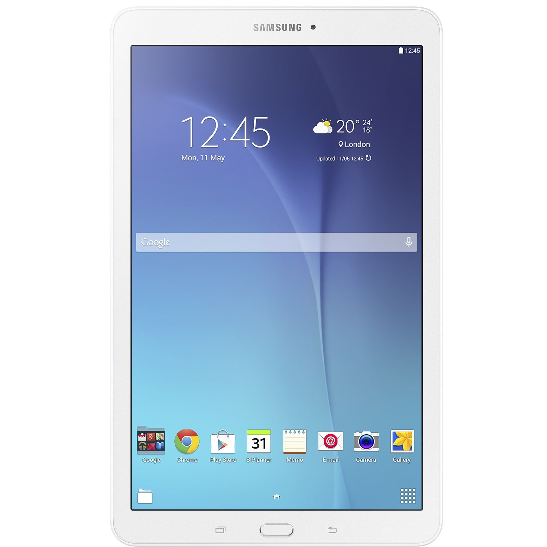 Tableta Samsung Galaxy Tab E (T561),&nbsp;9.6", 1.5GB RAM, 8GB, 3G, Alb
