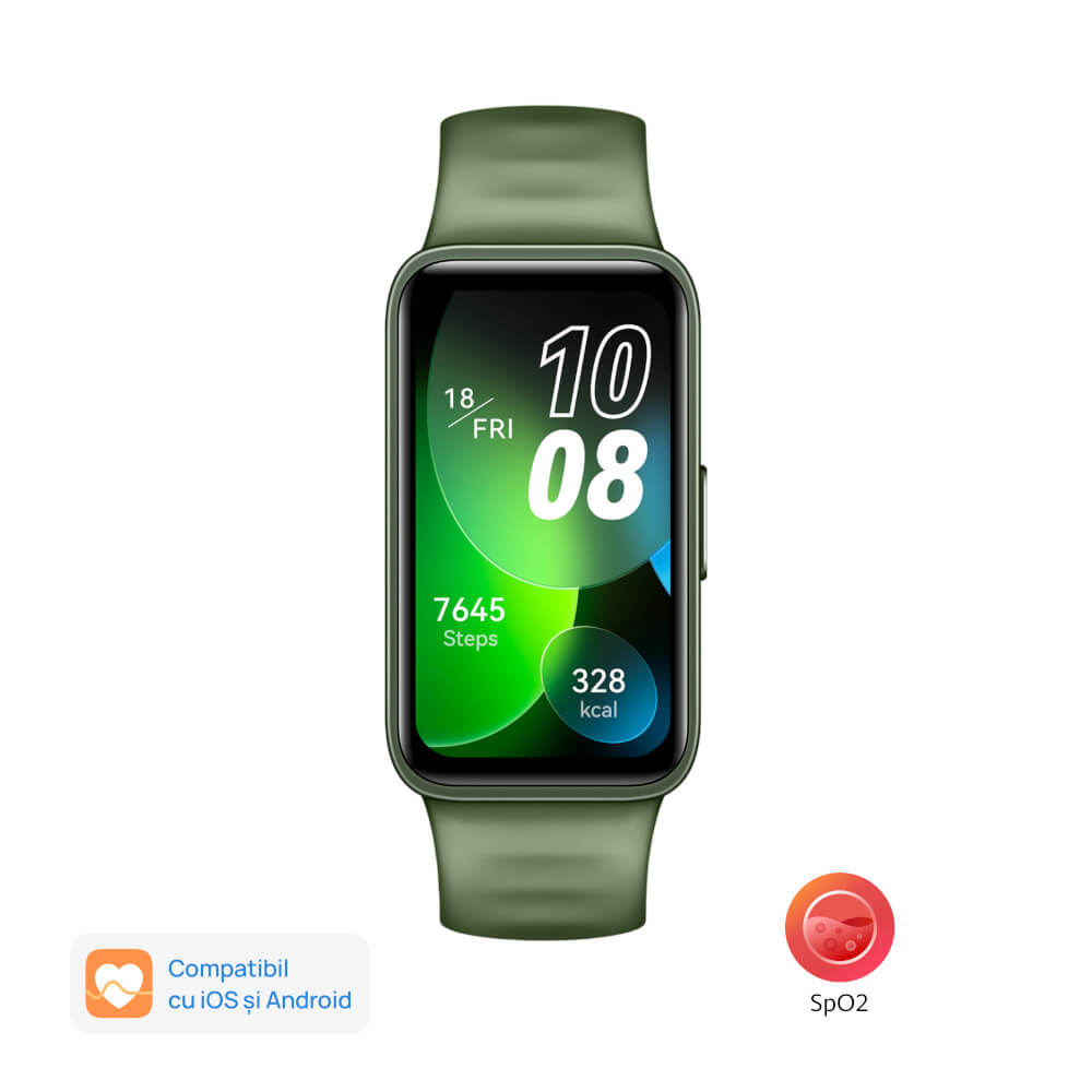 Smartband fitness Huawei Band 8, Emerald Green