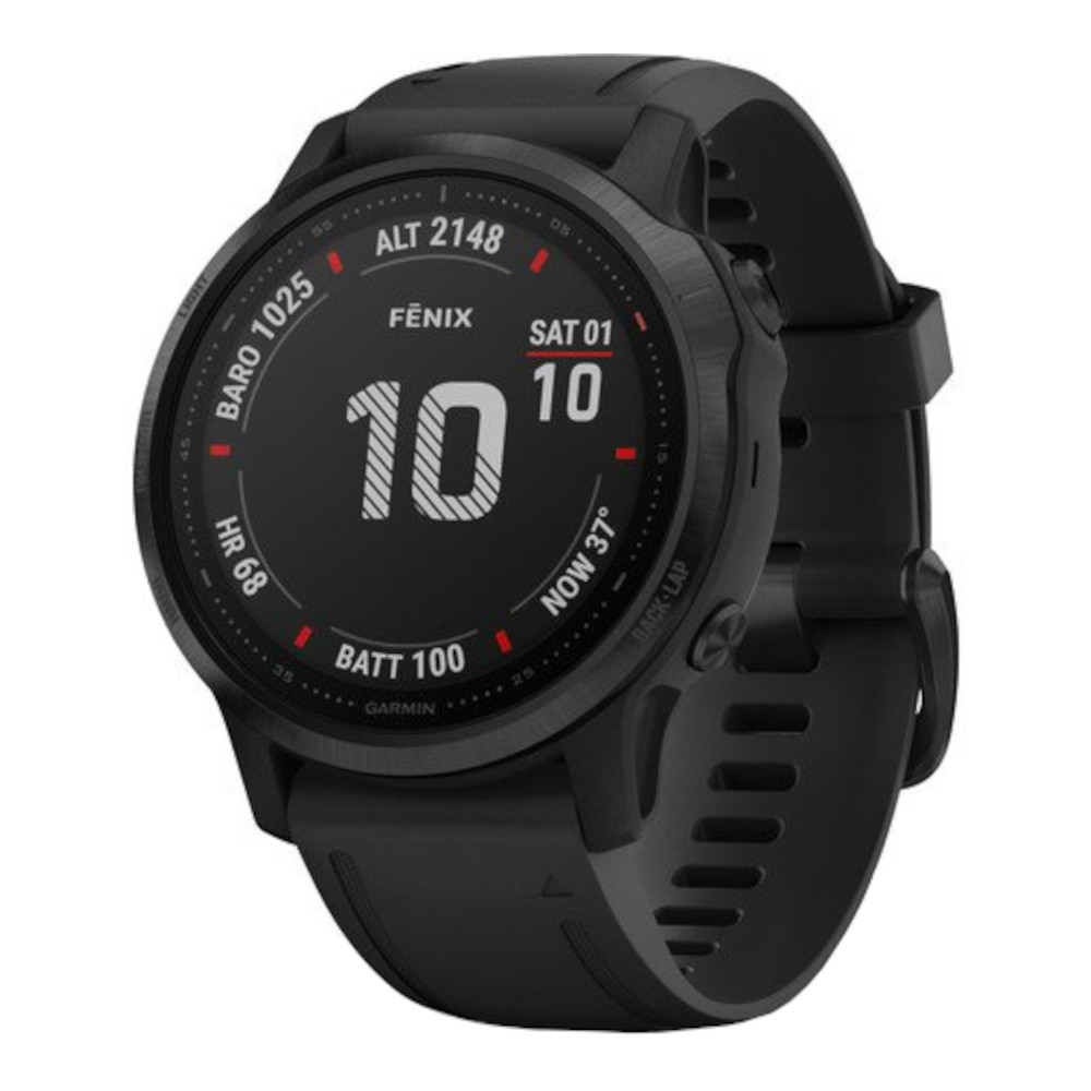 Smartwatch Garmin fenix 6S Pro, 42 mm, Negru Flanco.ro imagine noua idaho.ro