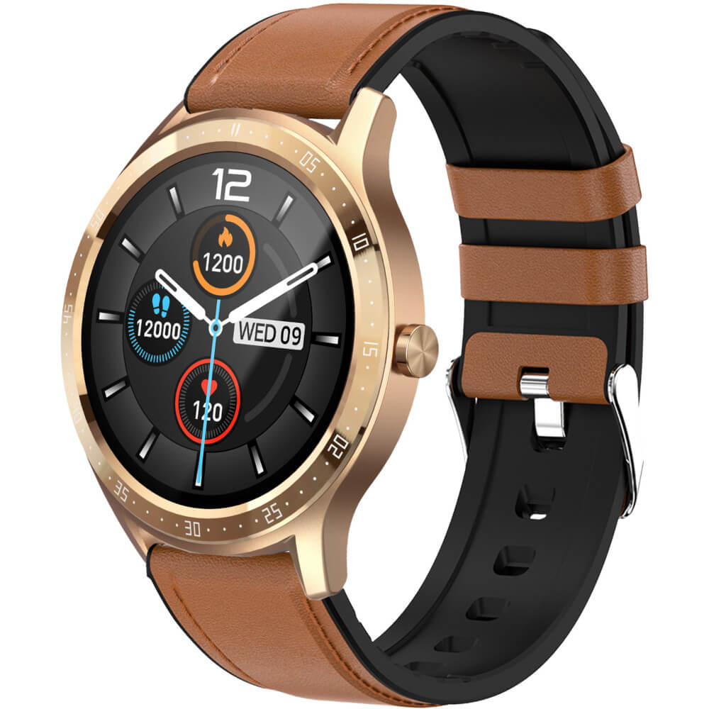 Smartwatch MaxCom FW43 Cobalt 2, Bluetooth, Auriu