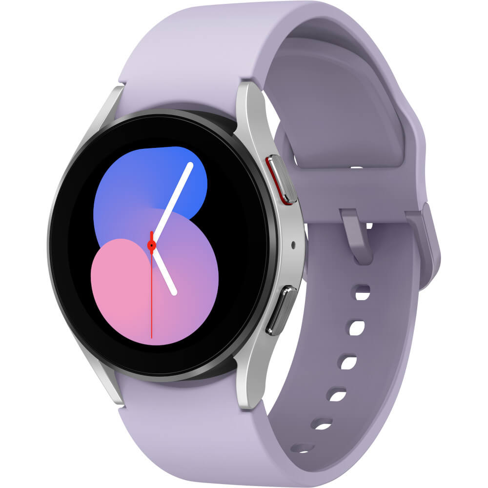 Smartwatch Samsung Galaxy Watch 5, 40mm, Bluetooth, Silver, Purple Strap