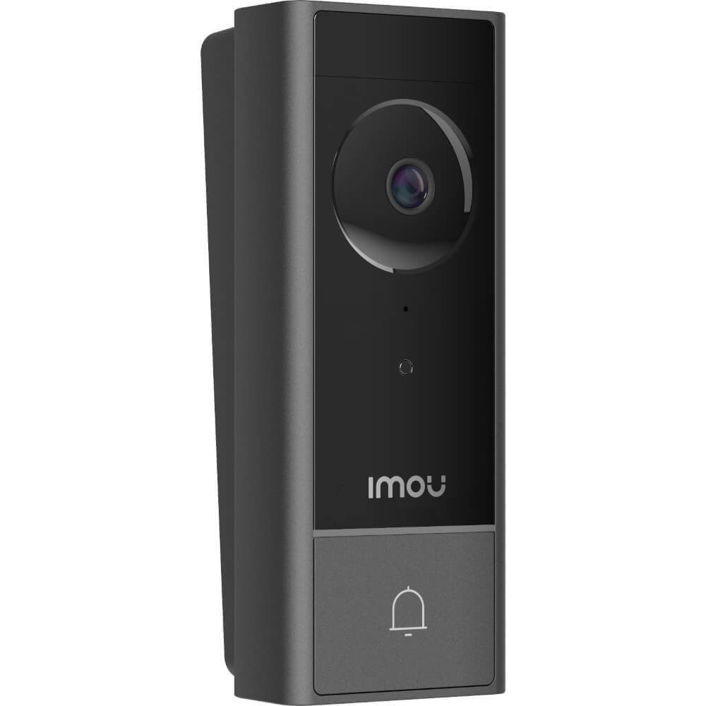 Sonerie Video Smart Imou DB60+, Extender WiFi 2.4GHZ, 5 MP, Night Vision, Microfon, Negru