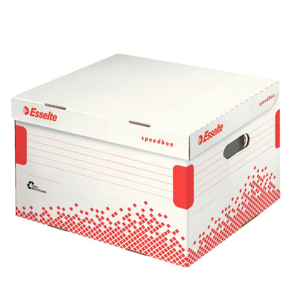 Container Arhivare Bibliorafturi Esselte Speedbox, 392 x 301 x 306 mm, Carton
