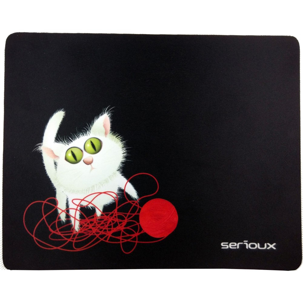 Mousepad Serioux MSP01, Negru