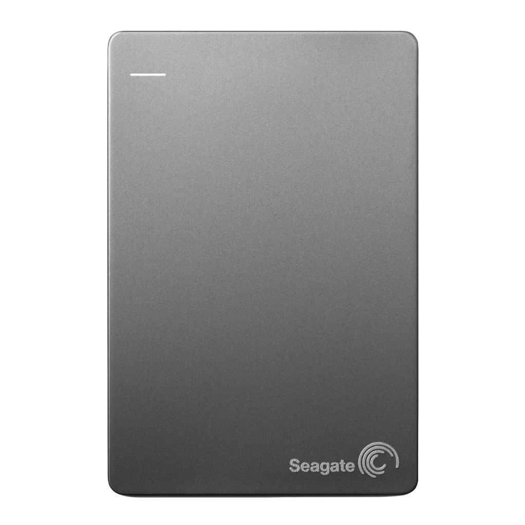  HDD extern Seagate Backup Plus Slim 2TB, 2.5", USB 3.0, Carcasa metalica, Argintiu 