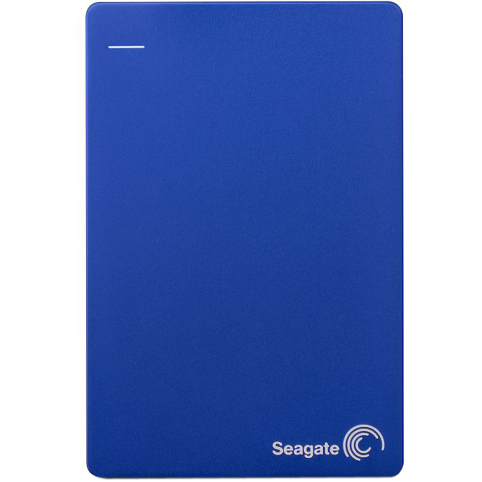 HDD extern Seagate Backup Plus Slim 2TB, 2.5", USB 3.0, Carcasa metalica, Albastru 