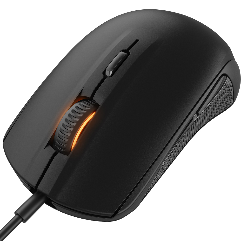  Mouse gaming SteelSeries Rival 100, 4000 dpi, Negru 
