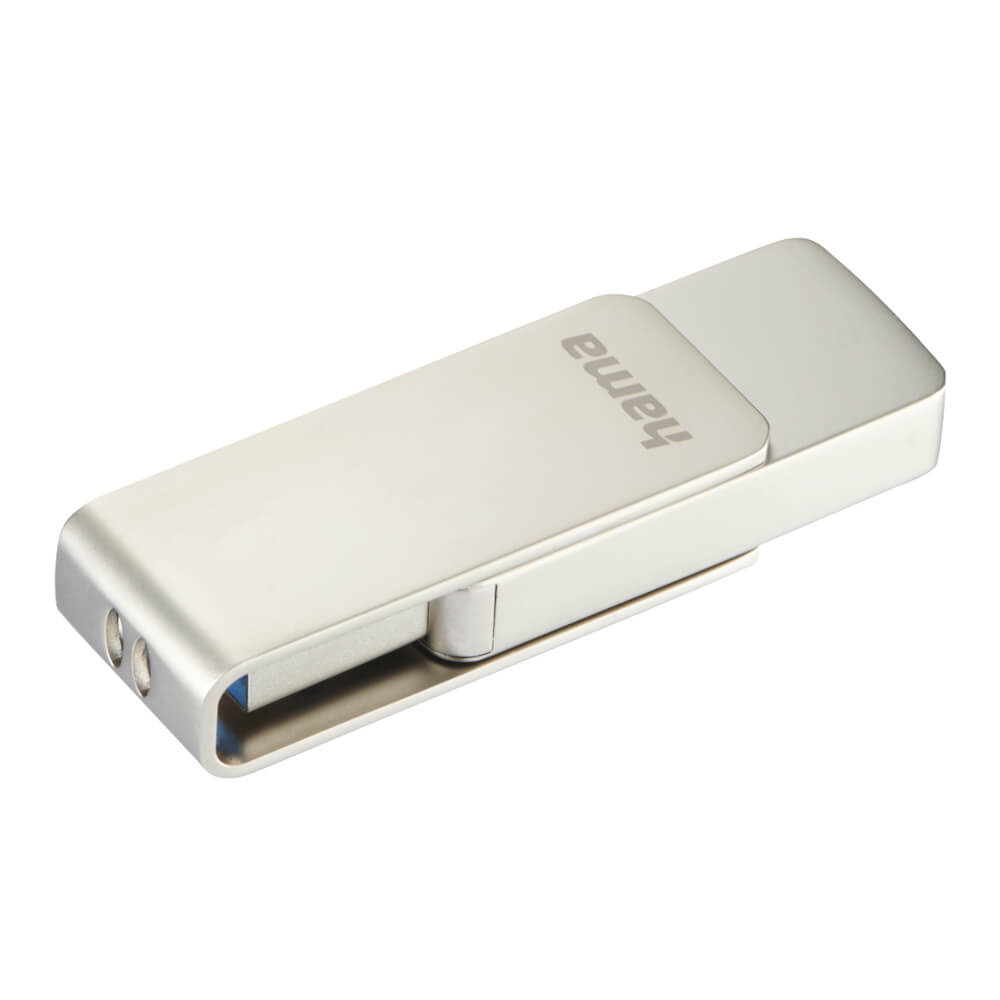 Memorie USB Hama Rotate Pro, 128GB, USB 3.0, Argintiu