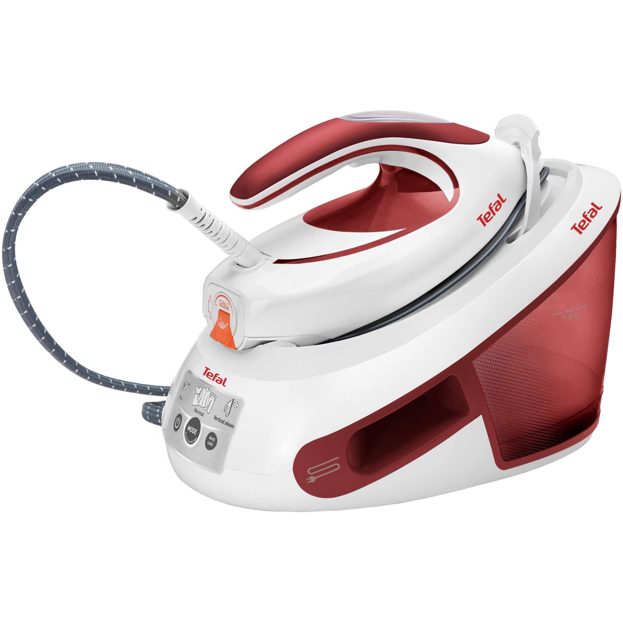  Statie de calcat Tefal Express Anti-Calc SV8030E0, 2800 W, 6.2 bar, Talpa Durilium Airglide 