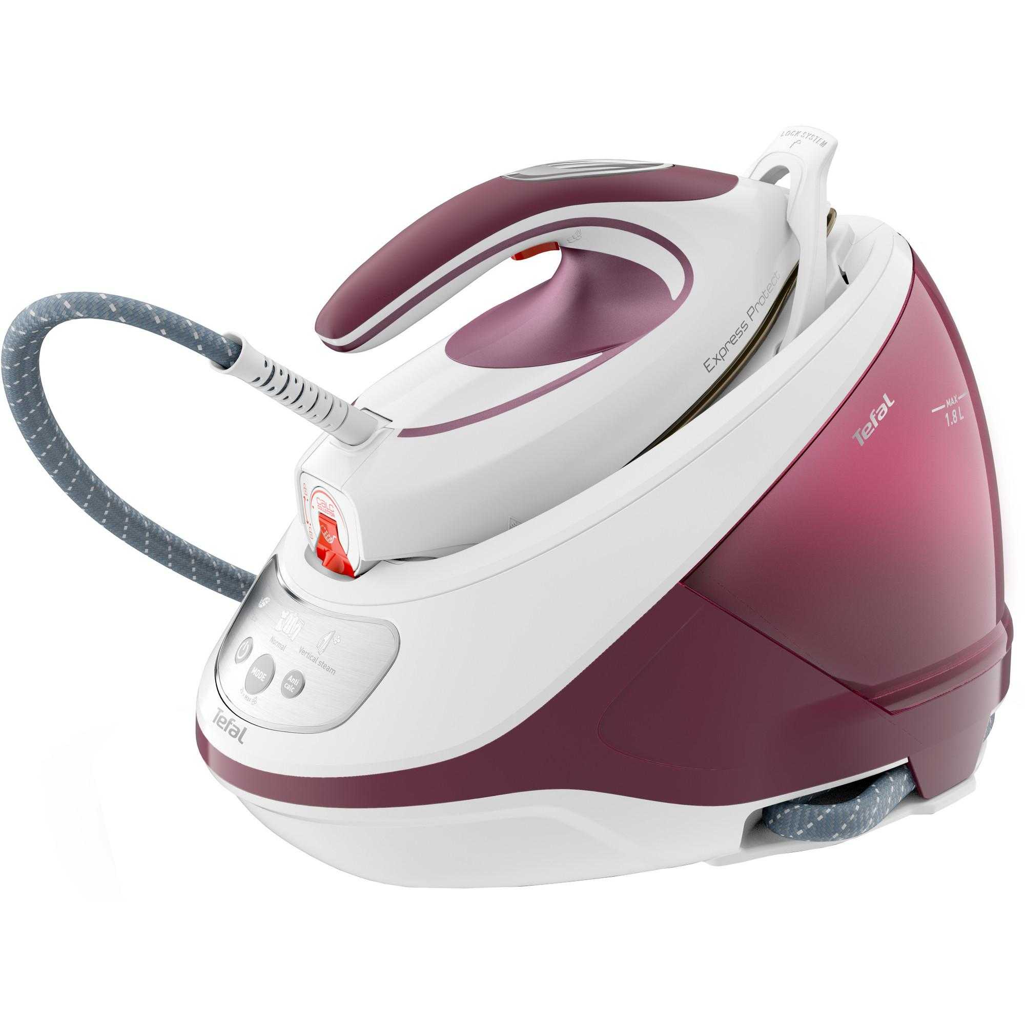 Statie de calcat Tefal Express Protect SV9201E0, 2800 W, 7.5 bar, Talpa Durilium AirGlide Autoclean