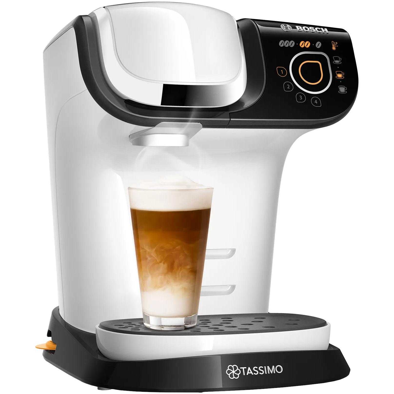 Espressor Bosch Tassimo My Way 2 TAS6504, 1500 W, 1.3 L, 3.3 bar, Alb