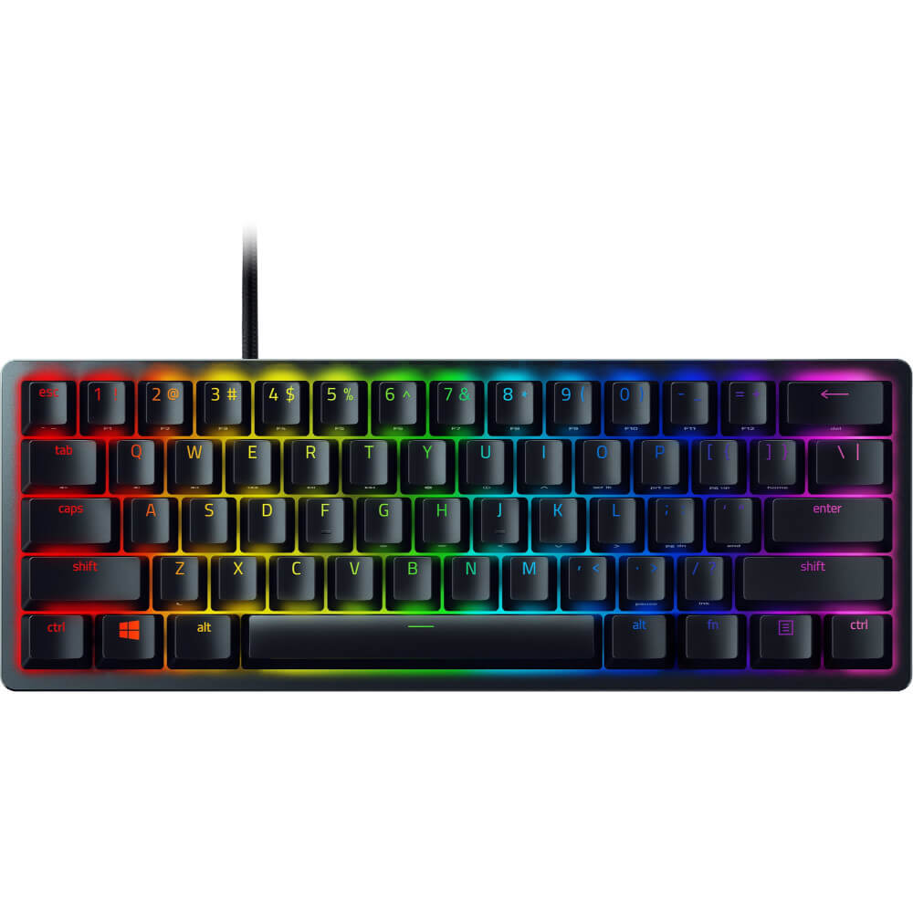 Tastatura gaming Razer Huntsman Mini, Linear Optical Switch Red, Razer Chroma RGB, Layout US, Negru