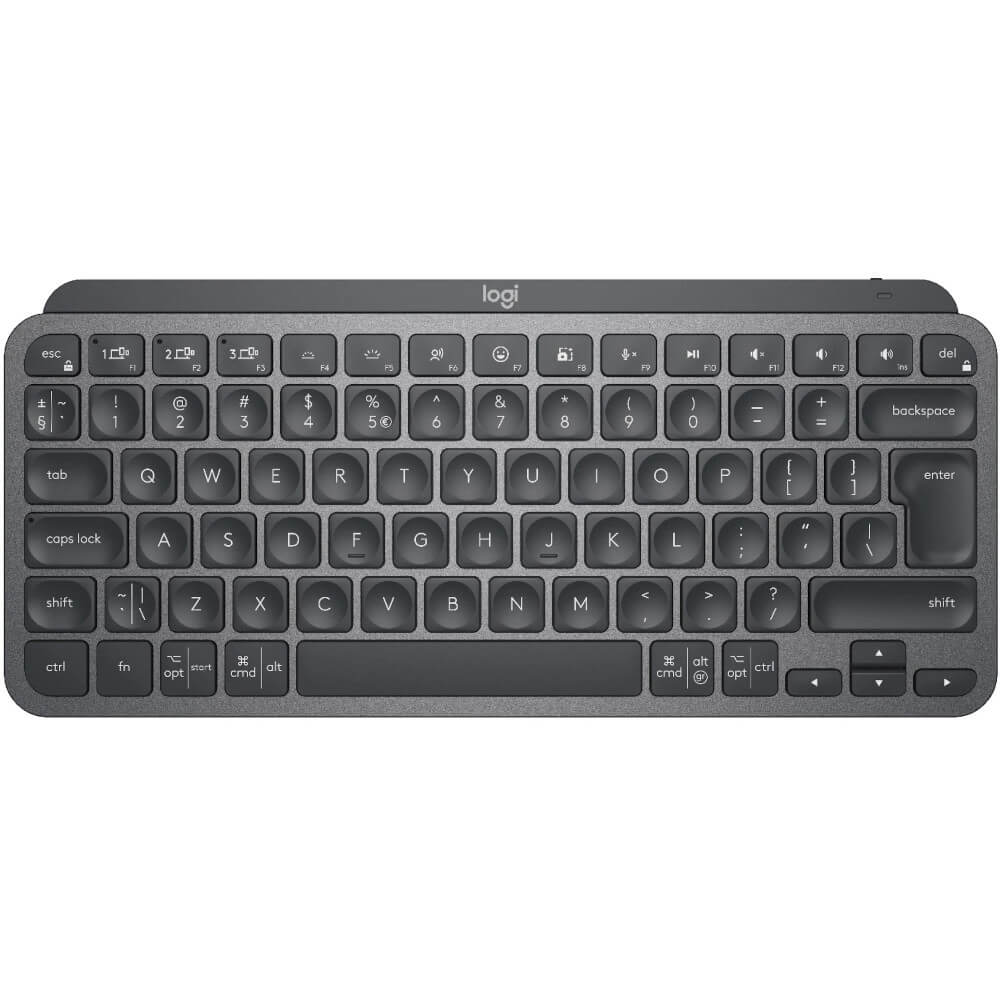  Tastatura wireless Logitech MX Keys Mini Minimalist, Iluminata, Graphite 