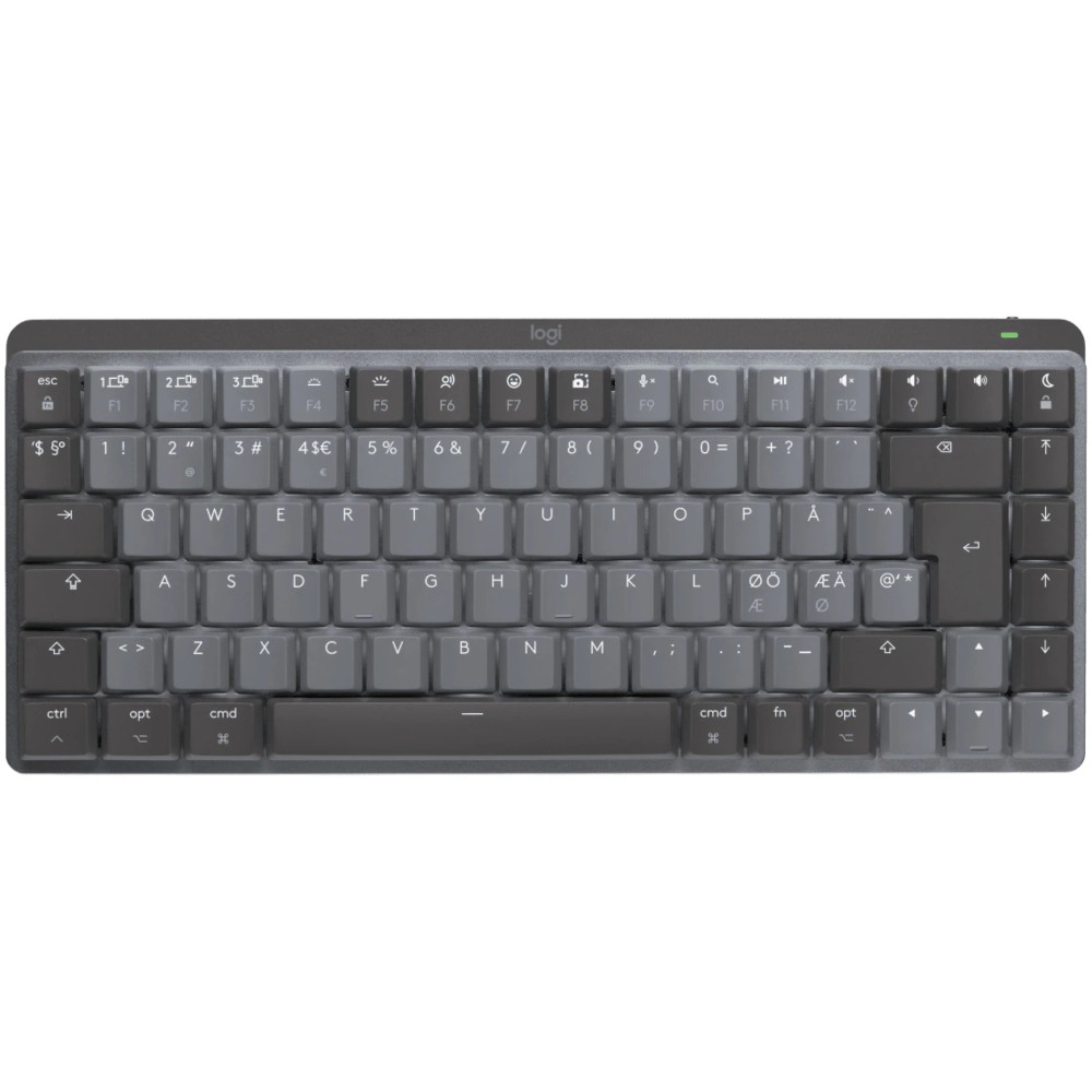 Tastatura Wireless Logitech Mx Mechanical Mini Pentru Mac, Iluminata, Space Grey
