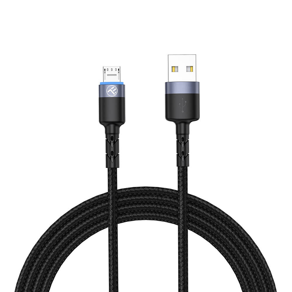  Cablu de date Tellur TLL155353, USB-A - Micro USB, 1.2m, Negru 