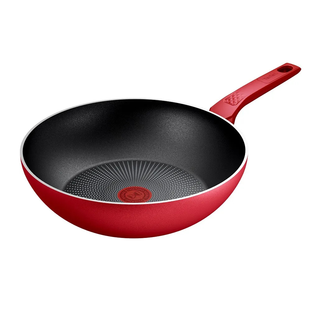 Tigaie wok Tefal Daily Expert C2891902, 28 cm, Thermo Signal