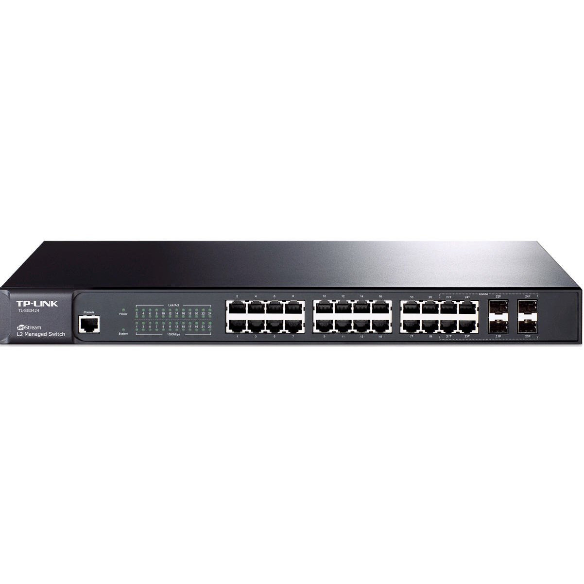  Switch TP-Link TL-SG3424P, 24 porturi, 10/100/1000 mb/s 