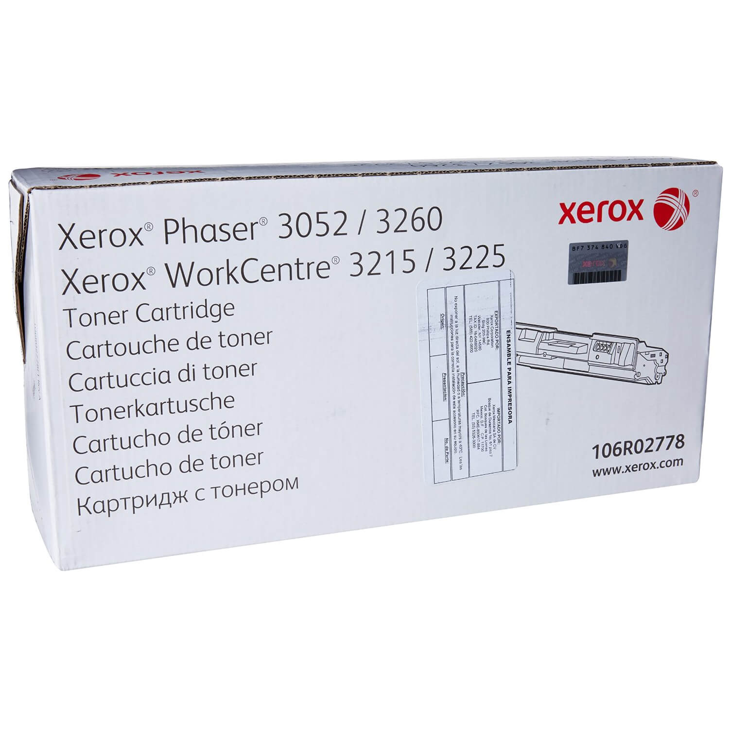  Toner Xerox 106R02778 Negru 