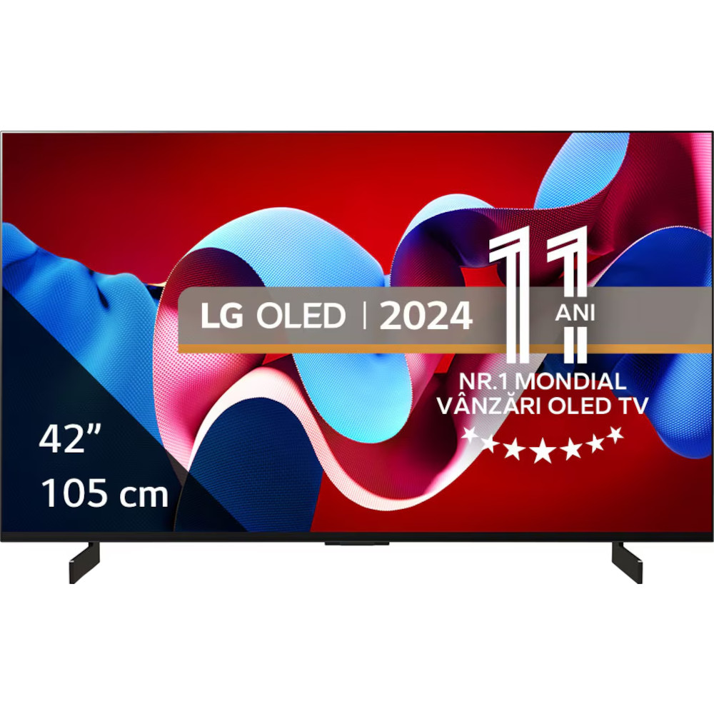 Televizor Smart OLED LG 42C41LA, 105 cm, Ultra HD 4K, Clasa G