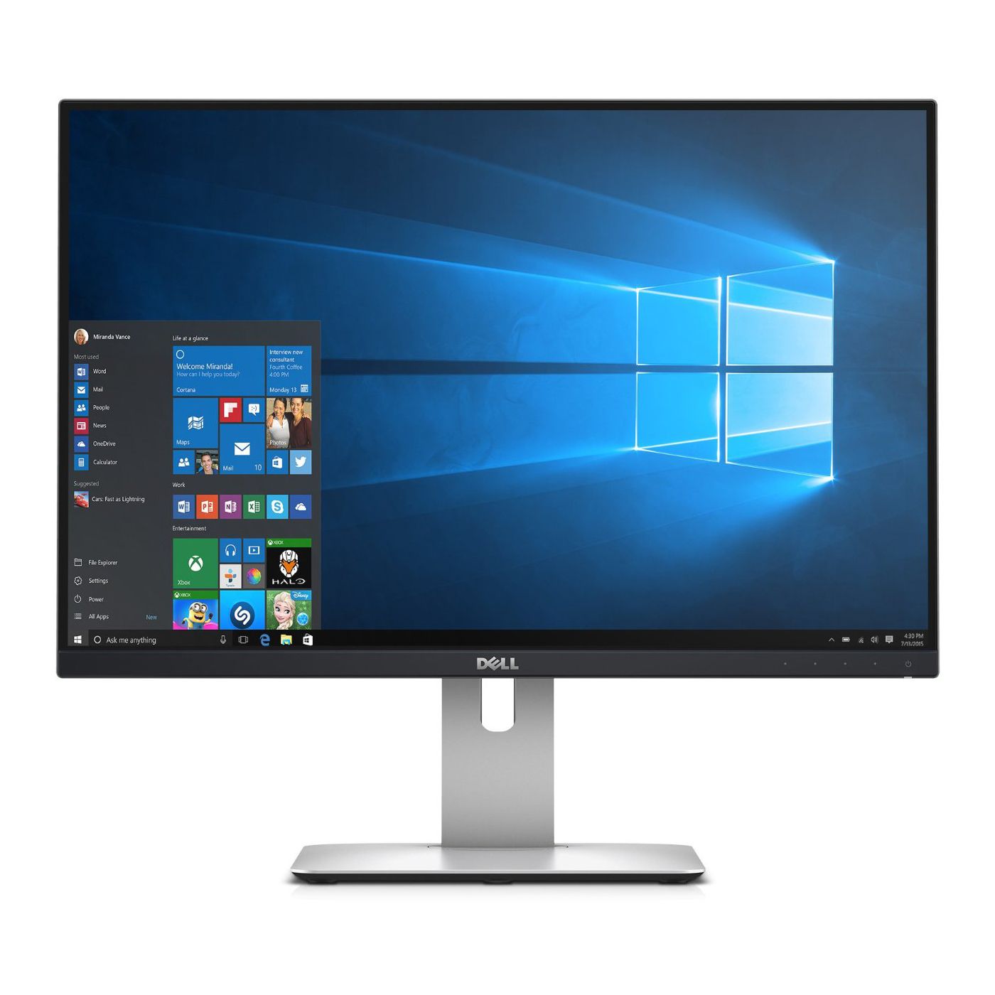 Monitor LED Dell U2415, 24