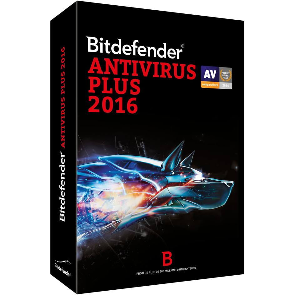 Bitdefender Antivirus Plus 2016 Renew, 1 an, 3 utilizatori, Retail
