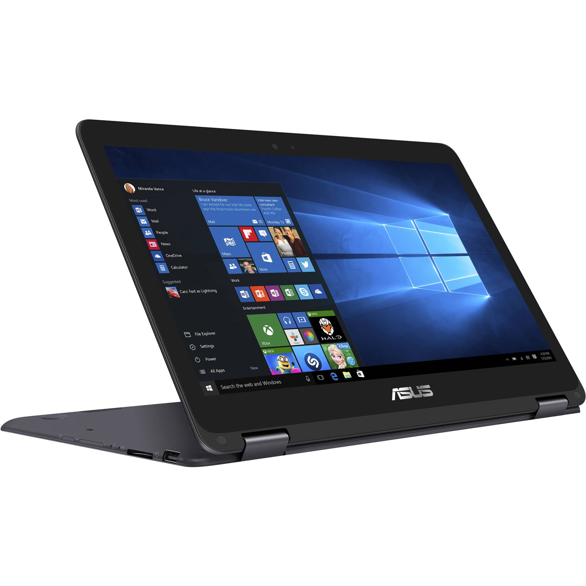 Laptop 2 in 1 ASUS UX360CA, Intel Core i5-7Y54, 8GB DDR3, SSD 128GB, Intel HD Graphics, Windows 10