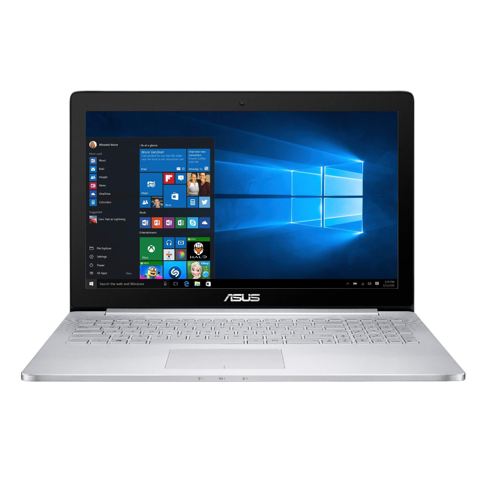  Laptop Asus UX501VW-GE004T, Intel Core i7-6700HQ, 16GB DDR4, SSD 256GB, nVidia GeForce GTX 960M, Windows 10 