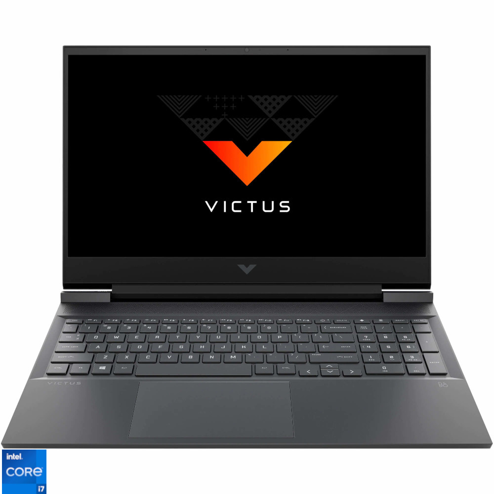  Laptop Gaming HP Victus 16-d1019nq, 16.1", Full HD, Intel Core i7-12700H, 16GB RAM, 512GB SSD, NVIDIA GeForce RTX 3050, No OS, Mica Silver 