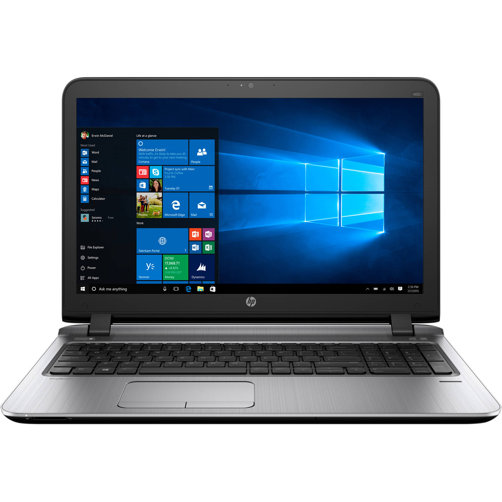 Laptop HP Probook 430 G3, Intel Core i5-6200U, 8GB DDR4, SSD 256GB, Intel HD Graphics, Windows 10 Pro