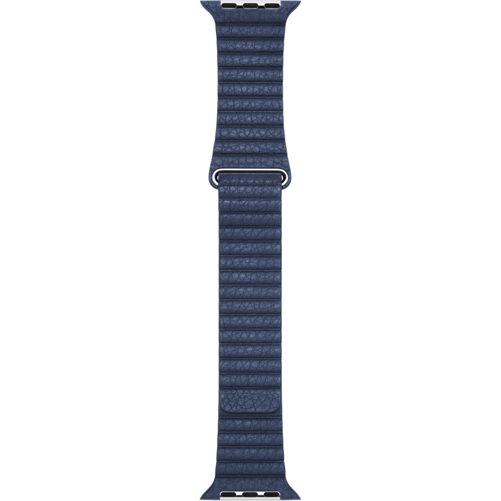  Curea Apple Watch 42mm Midnight Blue Leather Loop - Medium 