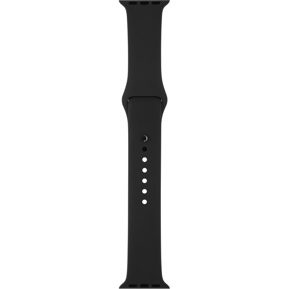  Curea Apple Watch 38mm Black Sport Band, Space Grey Stainless Steel Pin 