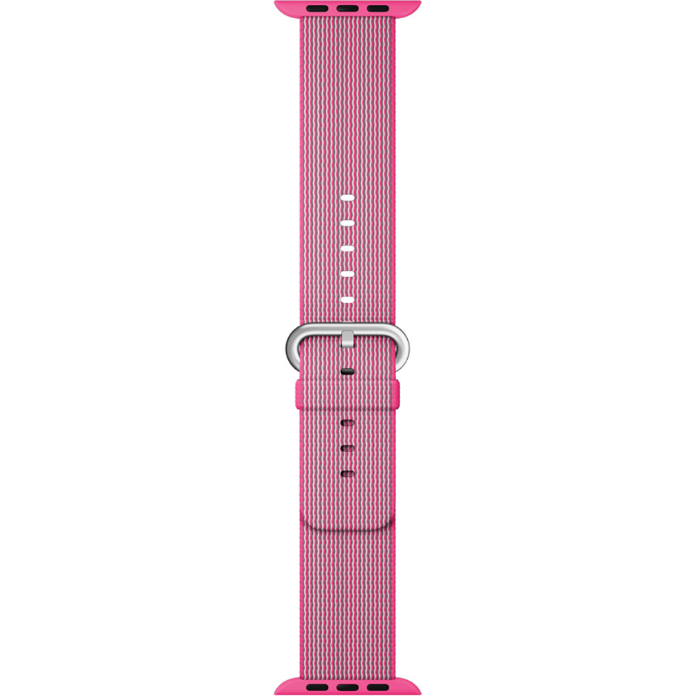  Curea Apple Watch 38mm Pink Woven Nylon 