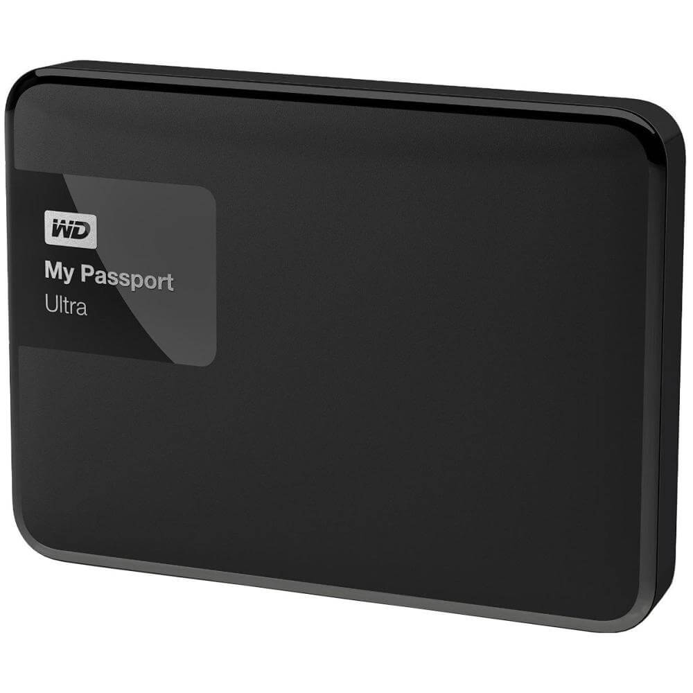  HDD extern WD My Passport Ultra, 3 TB, 2.5", USB 3.0, Negru 