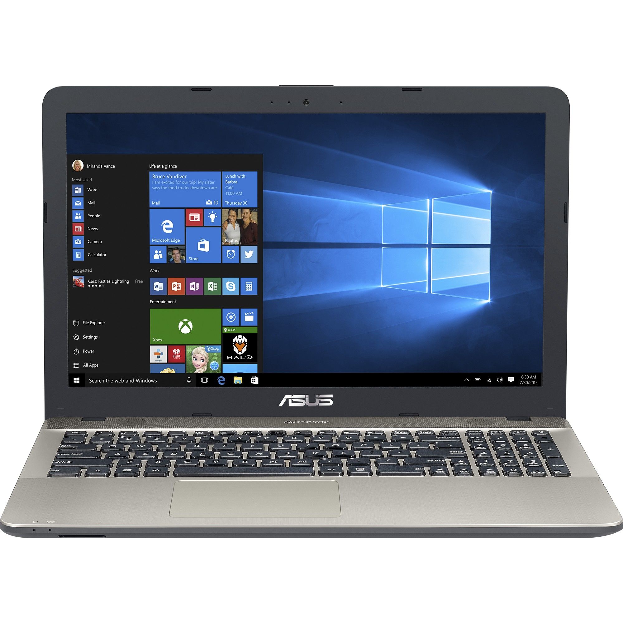 Laptop Asus X541UA-XO358T, Intel Core i5-6198DU, 4GB DDR4, SSD 128GB, Intel HD Graphics, Windows 10