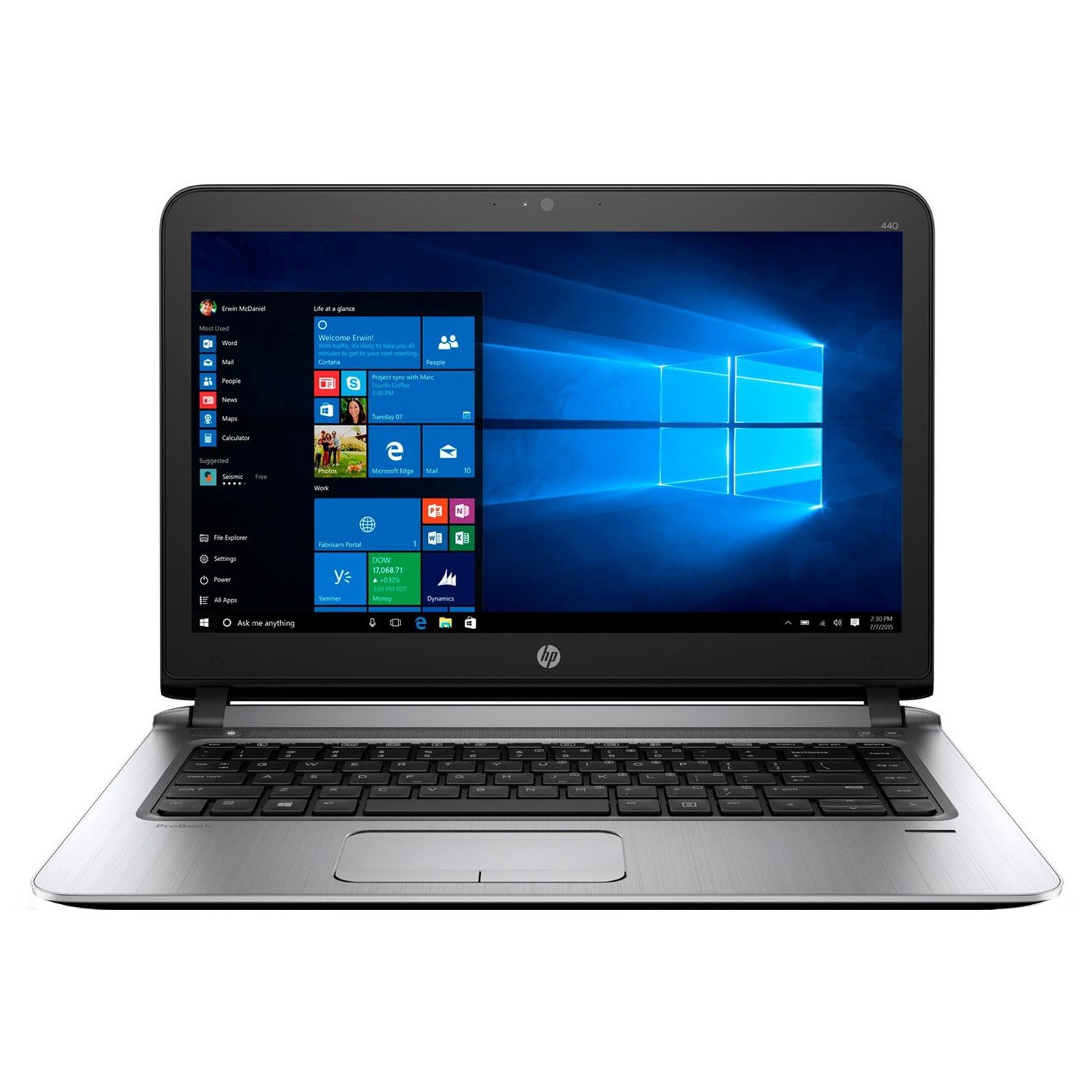Laptop HP ProBook 440 G3, Intel Core i3-6100U, 4GB DDR4, HDD 500GB, Intel HD Graphics, Windows 10 Pro