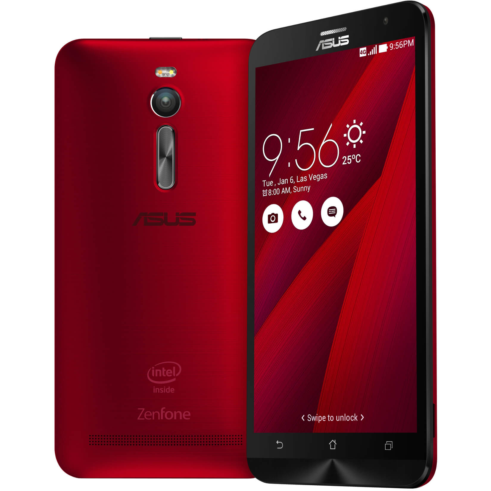  Telefon mobil ASUS ZenFone 2 ZE551ML, 32GB, Dual SIM, Rosu 
