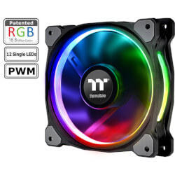 Ventilator de radiator brevetat Riing Plus RGB TT Premium Edition 