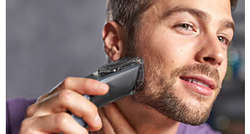 Include un pieptene pentru barba cu 12 lungimi reglabile: de la 1 la 23 mm