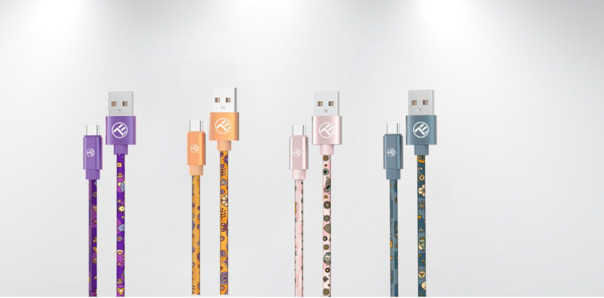 Cablu de date Tellur TLL155641, USB-A - Type-C, 1m, Mov