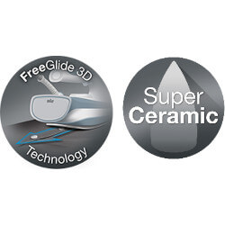 Tehnologia FreeGlide 3D cu talpa SuperCeramic