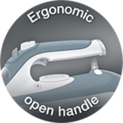 Maner deschis, ergonomic