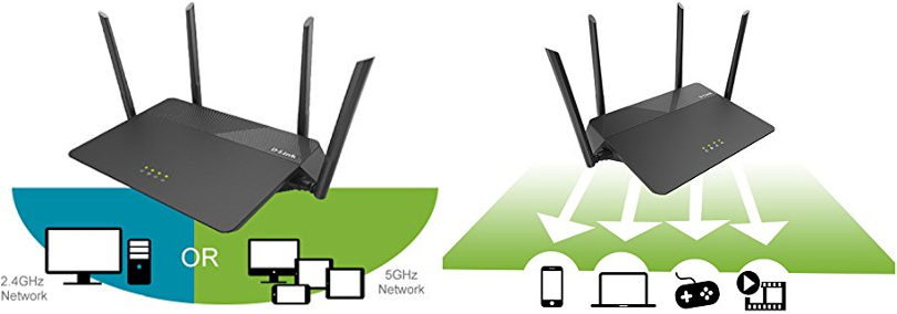 Router wireless D-Link DIR-878, Gigabit, AC1900