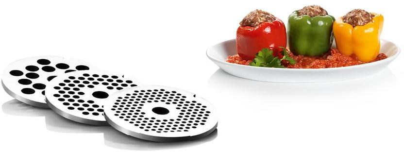 Discuri perforate, adecvate pentru diferite tipuri de alimente